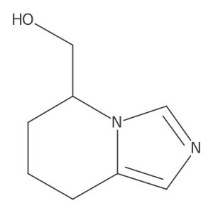 (5,6,7,8-Tetrahydroimidazo[1,5-a]pyridin-5-yl)methanol结构式