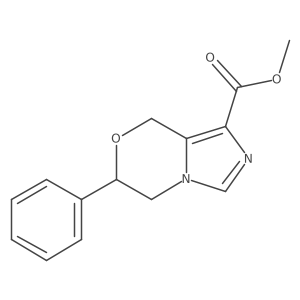 methyl 6-phenyl-5,6-dihydro-8H-imidazo[5,1-c][1,4]oxazine-1-carboxylate Structure