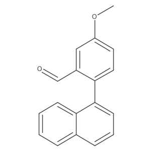 5-Methoxy-2-(naphthalen-1-yl)benzaldehyde Structure