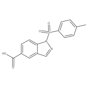 1-Tosyl-1H-indazole-5-carboxylic acid Structure