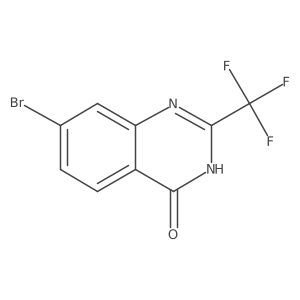 7-Bromo-2-(trifluoromethyl)quinazolin-4-ol Structure