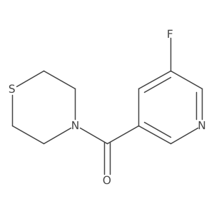 (5-Fluoropyridin-3-yl)(thiomorpholino)methanone结构式
