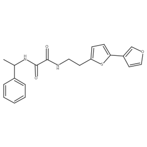 N1-(2-(5-(furan-3-yl)thiophen-2-yl)ethyl)-N2-(1-phenylethyl)oxalamide Structure
