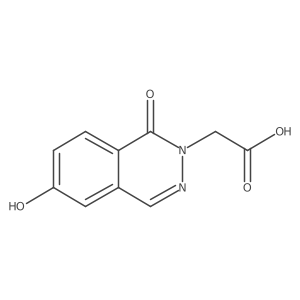 2-(6-Hydroxy-1-oxo-1,2-dihydrophthalazin-2-yl)acetic acid结构式