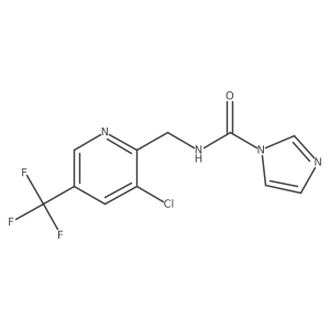 N-{[3-chloro-5-(trifluoromethyl)pyridin-2-yl]methyl}-1H-imidazole-1-carboxamide结构式