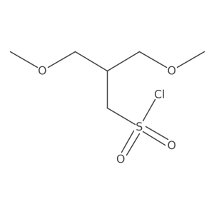3-Methoxy-2-(methoxymethyl)propane-1-sulfonyl chloride结构式