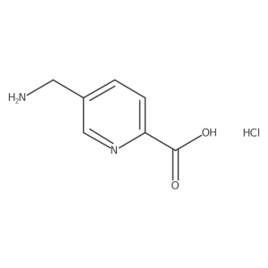 5-(Aminomethyl)pyridine-2-carboxylic acid hydrochloride Structure
