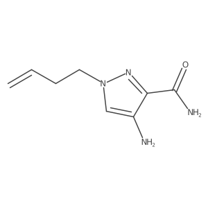 4-amino-1-(but-3-en-1-yl)-1H-pyrazole-3-carboxamide Structure