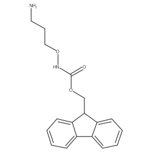 (9H-fluoren-9-yl)methyl N-(3-aminopropoxy)carbamate结构式