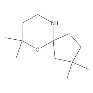 2,2,7,7-Tetramethyl-6-oxa-10-azaspiro[4.5]decane Structure