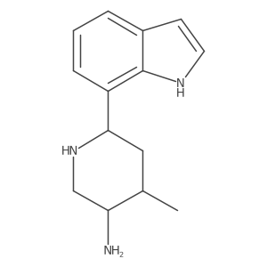 6-(1H-indol-7-yl)-4-methylpiperidin-3-amine Structure