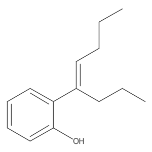 2-[(1E)-1-Propyl-1-penten-1-yl]phenol Structure