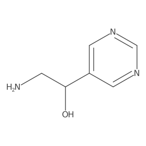 (1S)-2-amino-1-(pyrimidin-5-yl)ethan-1-ol Structure