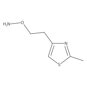 O-[2-(2-methyl-1,3-thiazol-4-yl)ethyl]hydroxylamine Structure