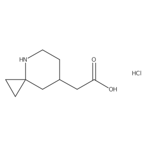 2-(4-Azaspiro[2.5]octan-7-yl)acetic acid hydrochloride Structure