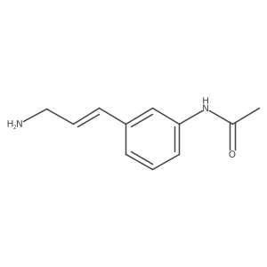 N-[3-(3-aminoprop-1-en-1-yl)phenyl]acetamide结构式