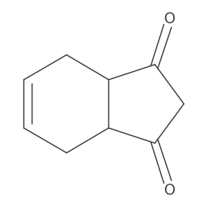 (3aR,7aS)-3a,4,7,7a-Tetrahydro-1H-indene-1,3(2H)-dione结构式