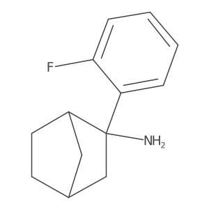 2-(2-Fluorophenyl)bicyclo[2.2.1]heptan-2-amine结构式