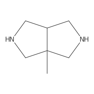 (3As,6ar)-3a-methyl-octahydropyrrolo[3,4-c]pyrrole结构式