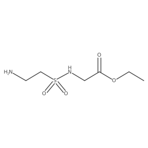 Ethyl 2-(2-aminoethanesulfonamido)acetate Structure