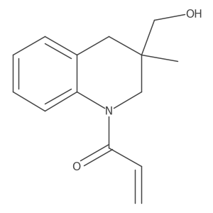 1-[3-(Hydroxymethyl)-3-methyl-2,4-dihydroquinolin-1-yl]prop-2-en-1-one Structure