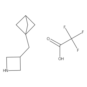 3-(1-Bicyclo[1.1.1]pentanylmethyl)azetidine;2,2,2-trifluoroacetic acid Structure