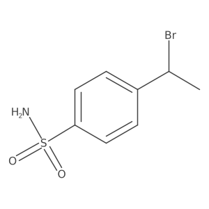 p-(1-Bromoethyl)benzene sulfonamide结构式