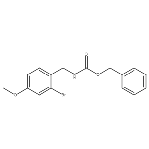benzyl N-[(2-bromo-4-methoxyphenyl)methyl]carbamate结构式