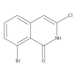 8-Bromo-3-chloroisoquinolin-1(2H)-one Structure