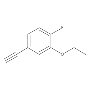 2-Ethoxy-4-ethynyl-1-fluorobenzene Structure