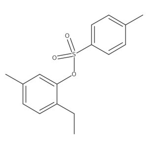 2-Ethyl-5-methylphenyl 4-methylbenzene-1-sulfonate Structure