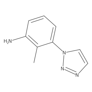 2-methyl-3-(1H-1,2,3-triazol-1-yl)aniline Structure