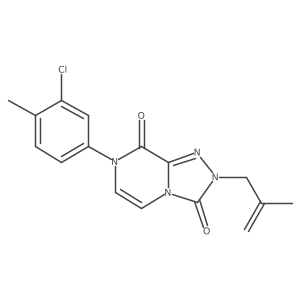 7-(3-chloro-4-methylphenyl)-2-(2-methylprop-2-en-1-yl)-2H,3H,7H,8H-[1,2,4]triazolo[4,3-a]pyrazine-3,8-dione Structure