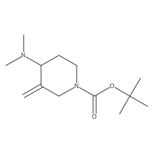 Tert-butyl 4-(dimethylamino)-3-methylidenepiperidine-1-carboxylate Structure