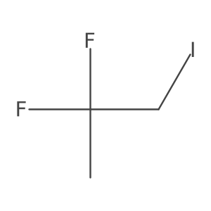 2,2-Difluoro-1-iodopropane结构式