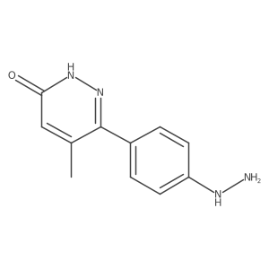 6-(4-hydrazinophenyl)-5-methyl-2H-pyridazin-3-one结构式