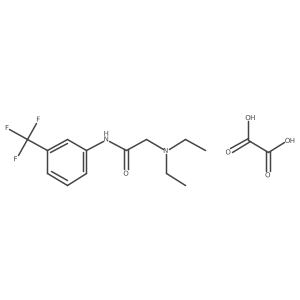 2-(diethylamino)-N-(3-(trifluoromethyl)phenyl)acetamide oxalate Structure