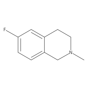 6-Fluoro-2-methyl-1,2,3,4-tetrahydroisoquinoline Structure