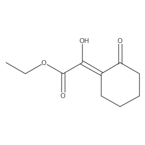 Ethyl 2-hydroxy-2-(2-oxocyclohexylidene)acetate结构式