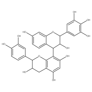 Robinetinidol-(4alpha,8)-catechin Structure