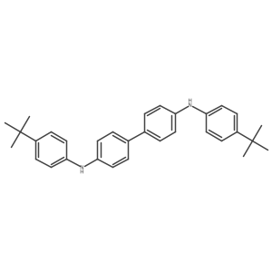 n,n'-Bis-(4-tert-butylphenyl)-biphenyl-4,4'-diamin结构式