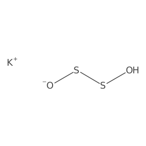 Potassium (oxidodisulfanyl)oxidanyl结构式
