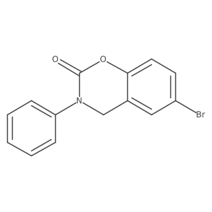 6-bromo-3-phenyl-3,4-dihydro-2H-benzo[e][1,3]oxazin-2-one Structure