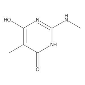 5-Methyl-2-(methylamino)pyrimidine-4,6-diol Structure