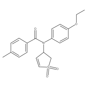 N-(1,1-dioxido-2,3-dihydrothiophen-3-yl)-N-(4-ethoxyphenyl)-4-methylbenzamide Structure