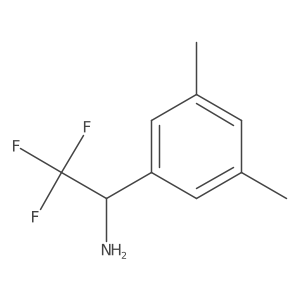 1-(3,5-Dimethylphenyl)-2,2,2-trifluoroethylamine Structure