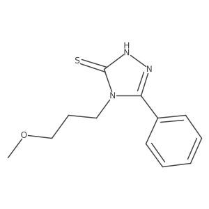 4-(3-Methoxypropyl)-5-phenyl-4H-1,2,4-triazole-3-thiol Structure