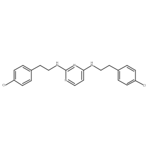 n2,n4-Bis[2-(4-chlorophenyl)ethyl]pyrimidine-2,4-diamine结构式