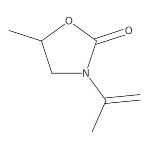 5-Methyl-3-(prop-1-en-2-yl)-1,3-oxazolidin-2-one Structure