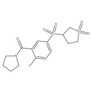 C15H18Fno5S2 Structure